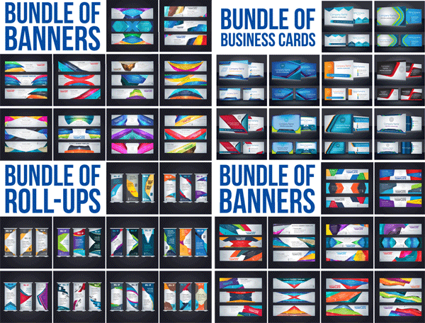 Bundle Of Banners Roll-ups Brochure
