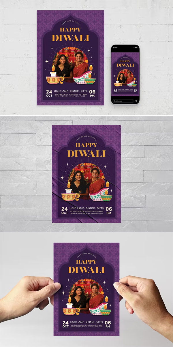 Diwali Flyer Template