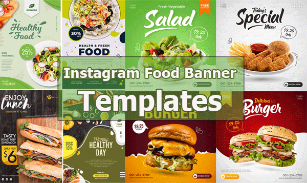 Instagram Food Banner Template