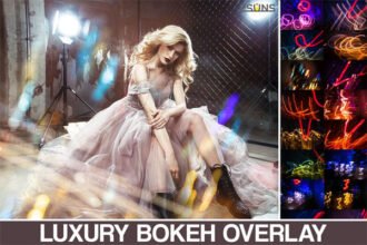 Luxury Bokeh Lights Overlays