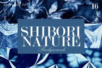 Natural Shibori Textures