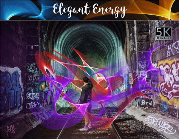 5K Elegant Energy Overlays