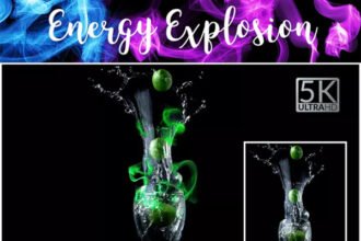 5K Energy Explosion Overlays