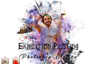 Exhibition Painting Photoshop Action
