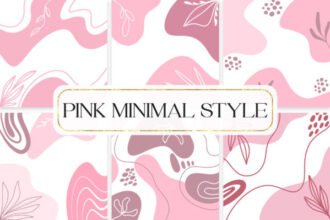Pink Minimal Style Background