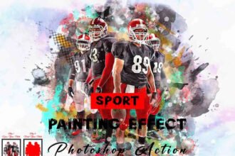 Sport Painting Effect PS Action