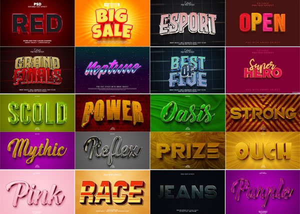 PSD Style Text Effects