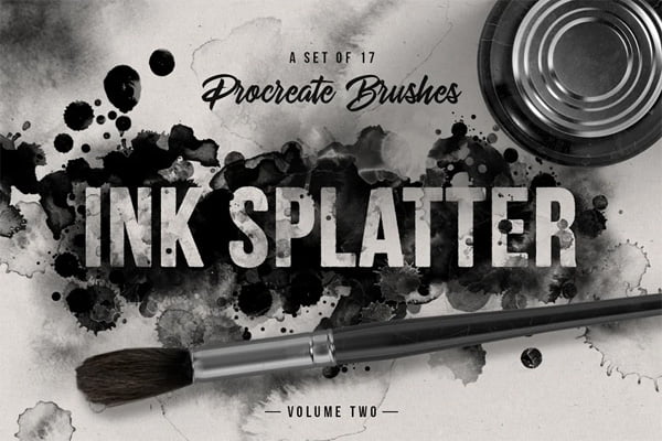 Ink Splatter Procreate Brushes V.2