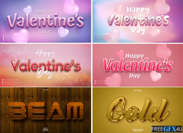 Valentine day Text Effect