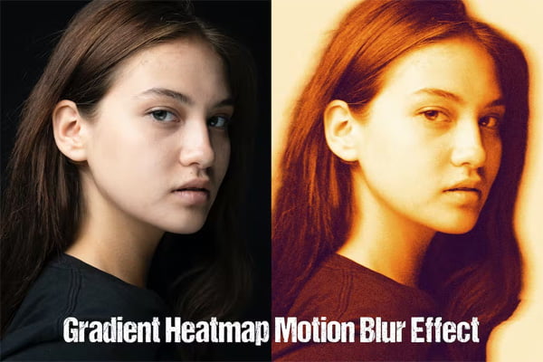 Gradient Heatmap Motion Blur Effect