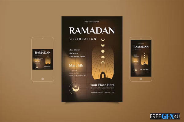 Ramadan Kareem Celebration Flyer