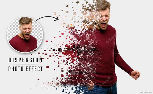 Dispersion Effect with Exploding Pixels