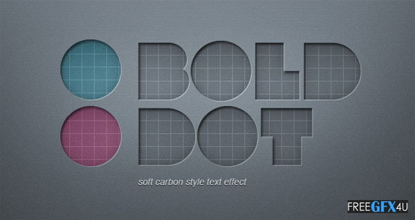 Soft Carbon Psd Text Effect