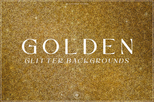 Golden Glitter Backgrounds
