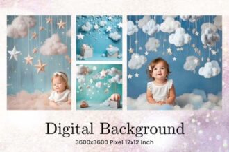 NewBorn Studio's Baby Backdrop Overlays