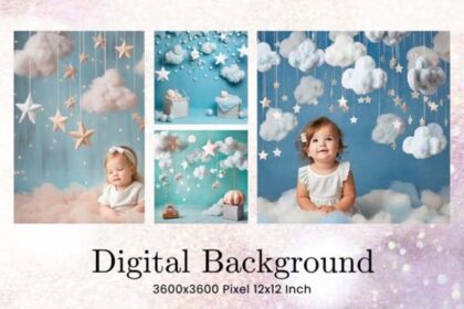 NewBorn Studio's Baby Backdrop Overlays