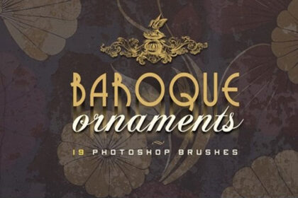 19 Baroque Ornaments Brushes