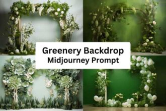 Ai Prompt for Greenery Backdrop