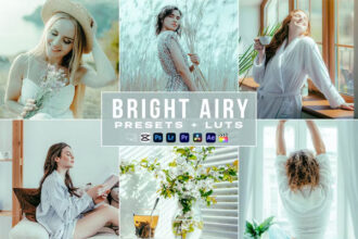 Bright & Airy Video Luts Presets for Mobile and Desktop