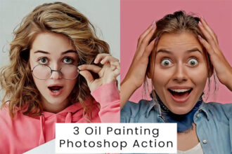 3 Oil Painting Photoshop Action