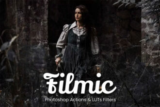 40 Filmic Photoshop Actions Video LUTs