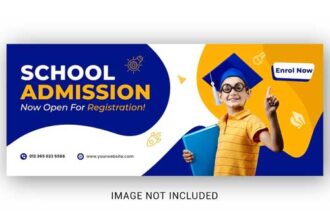 Back to School Design Templates PSD Web Banners