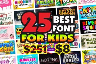 Kids Font Collection Bundle