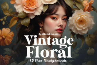 15 Vintage Floral Backgrounds