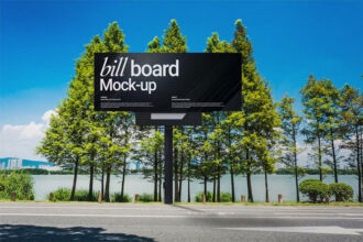 Billboard Street Mockup