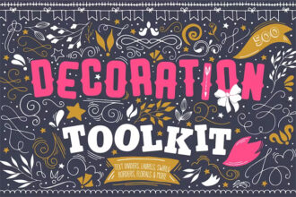 Decoration Toolkit Vector Arrows Borders and Frames