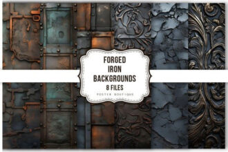 Forged Iron Backgrounds Pack