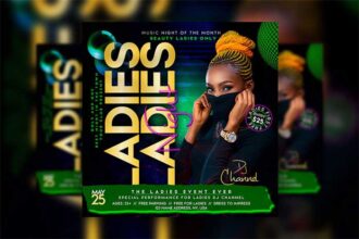 Hot Only Ladies Event Night Flyer Instagram Banner Template