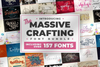 The Massive Crafting Font Bundle